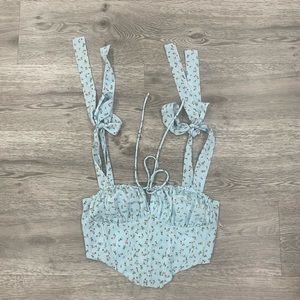 Petal and Pup Corset Top